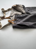 1960s French Workwear Cotton Pique Trousers