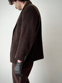 1930s German Work Wool Brown Jacket