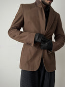 2007 Maison Martin Margiela Brown Blazer