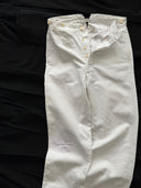 1950s European Work White Trousers