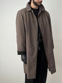 1970s Burberry's Single Raglan Balmacaan Coat