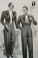 1930s European Tuxedo 'Black Tie' Three Piece Wool Suit