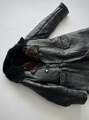 1960s USSR Navy 'Bekesha' Arctic Shearling Coat