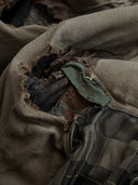 1950s German Moto Faded Leather Jacket