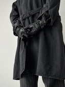 1960s French Workwear Atelier Black Coat