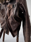 Archive Emporio Armani AW83 Cargo Leather Jacket