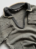 1930s German 'Pied-De-Poule' Thrashed Wool Sweater