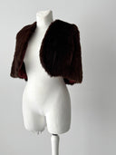 1940s CC41 Fur Shoulder Capelet