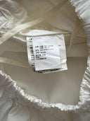 Comme Des Garcons White Midi Skirt