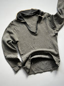 1930s German 'Pied-De-Poule' Thrashed Wool Sweater