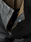 1940s WW2 Era European Army Motorcycle Leather Pants