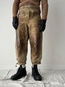 1950s German Faded 'Lederhosen' Pants