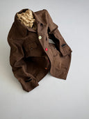 1960s Swedish Army Work Brown Jacket