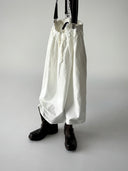 Comme Des Garcons White Midi Skirt