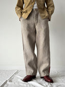 Antique ≈1920s European Firefighter Linen Trousers