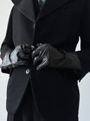 1940s European Peaked Lapel Three Piece Wool Suit