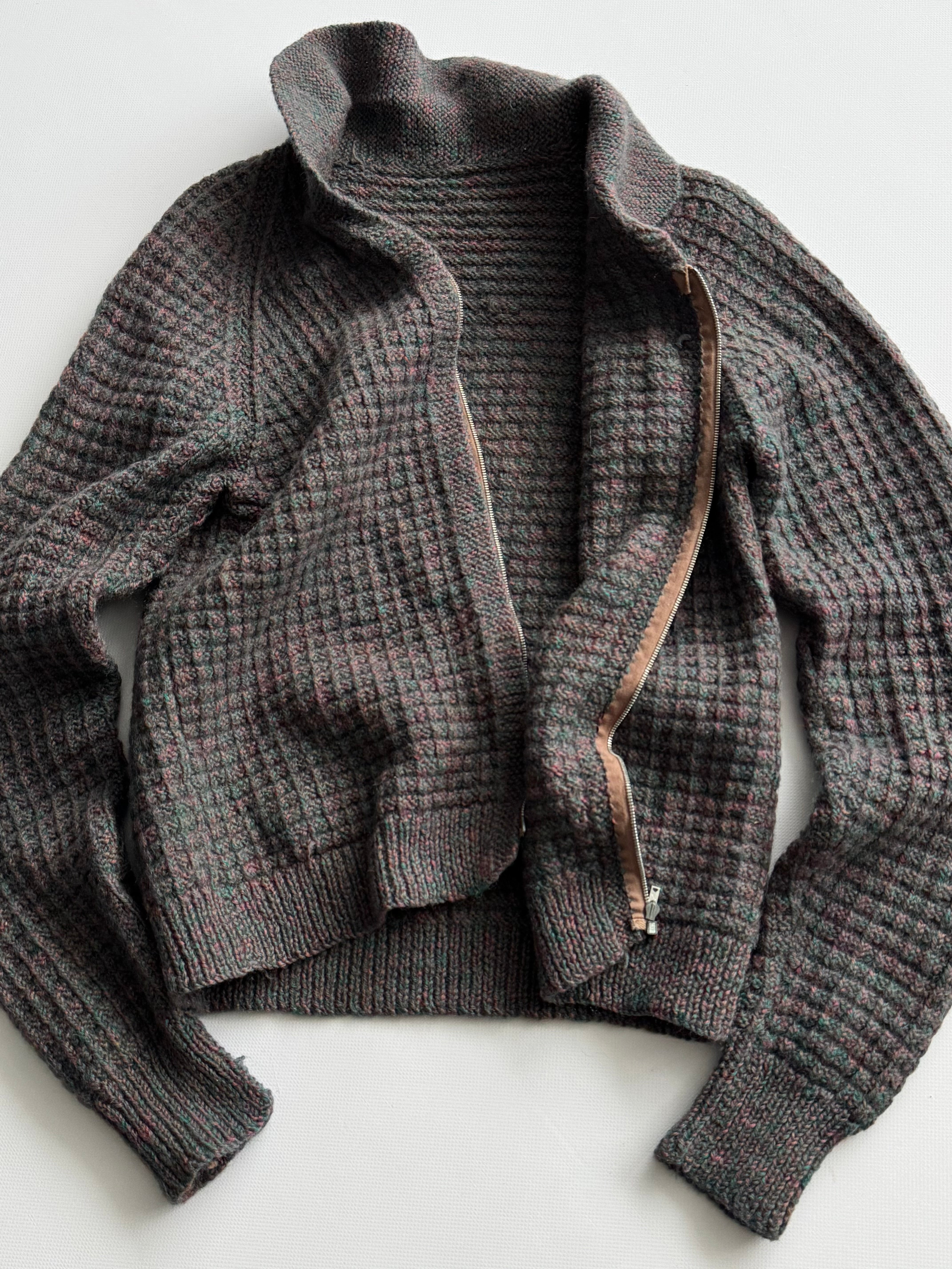 1960s USA 'Swift' Zipper Wool Knit Cardigan – Thepuregarb