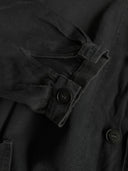 1960s French Workwear Atelier Black Coat