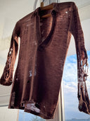 1930s German Thrashed Knit Jumper