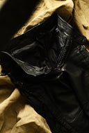 1980s Leather Lace-Up Biker Pants