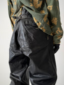 1940s WW2 Era European Army Motorcycle Leather Pants