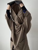 Morgane Le Fay 'Mystical' Repaired Wool Cloak Parka