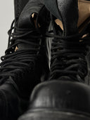 Undercover Black Leather High Boots