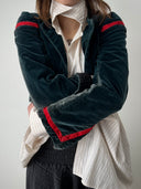 1900s French Women's Velvet Bolero