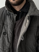 1970s USSR 'Telogreika' Quilted Faded Jacket