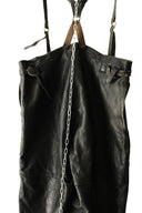 1930s Swiss Army Moto Leather Overtrousers
