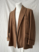 1960s European Wool Smoking Jacket