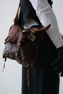 Old Moroccan Handmade Leather Bag