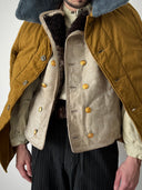 1960s USSR Army Officer Sheepskin Gilet