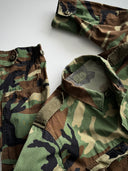 1990s US Army Hot Weather Woodland Camo Jacket
