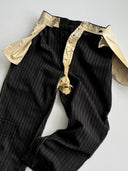 1940s French Workwear Striped Trousers