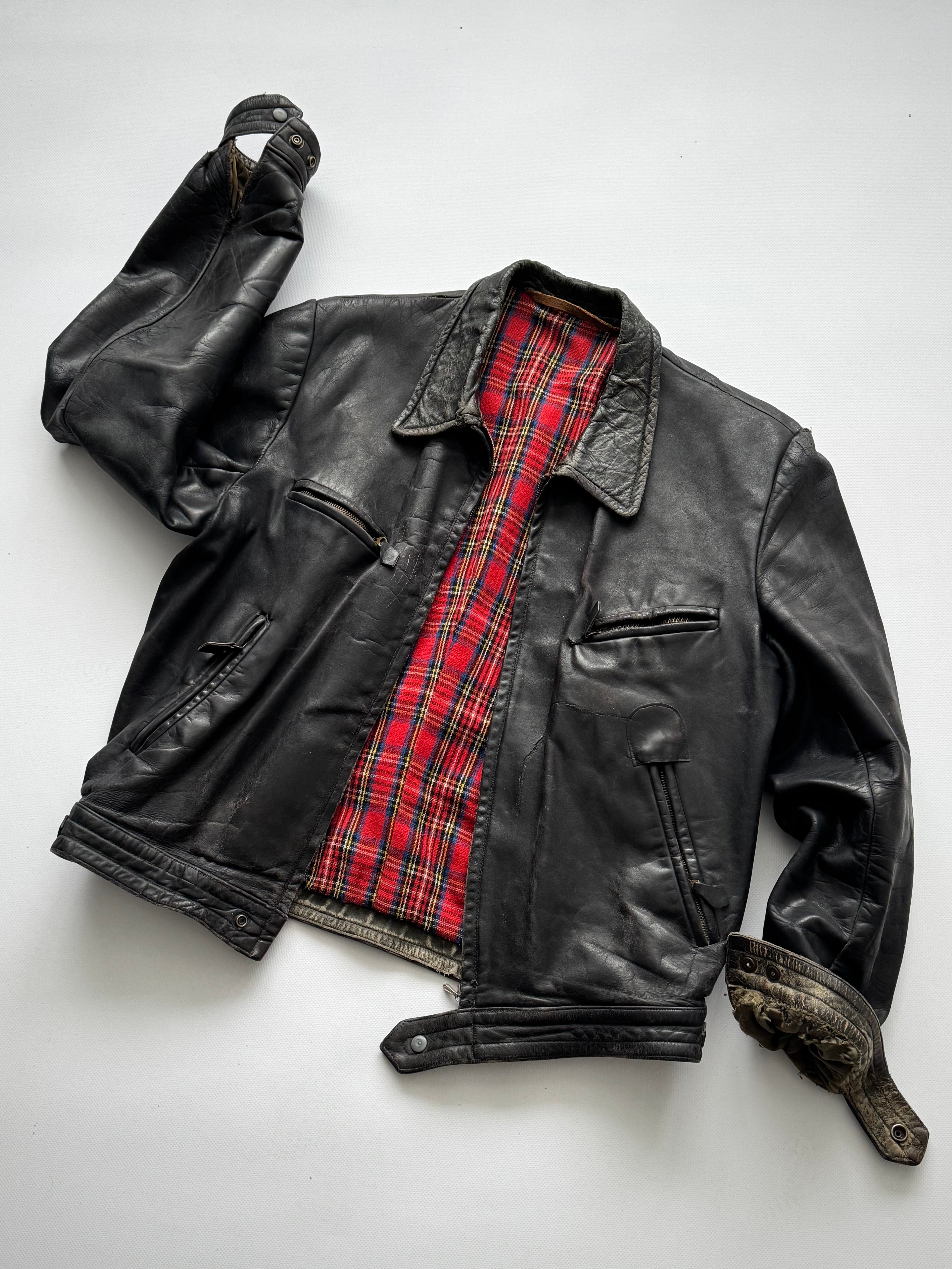 1940s German Cyclist Leather Jacket – Thepuregarb