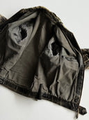 1950s German Flying Type Faded Leather Jacket
