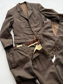 1960s Scotland Three Piece Gabardine Wool Suit