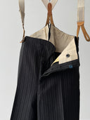 1930s European Buckle Back Striped Trousers