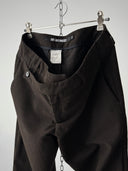 2000s Dirk Bikkembergs Low Rise Brown Trousers