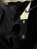 1960s British Tuxedo Suspenders Wool Trousers