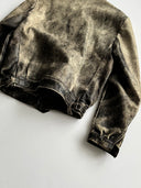 1950s German Flying Type Faded Leather Jacket