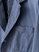 1960s French Work 'Elephanten' Faded Atelier Coat