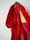 1940s European 'Scarlet' Hunt Wool Coat