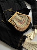 Antique Petit Point Tapestry Purse