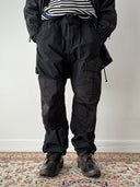 Ten C Garment Dyed Nylon Cargo Trousers