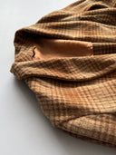 1960s European Wool Checked Smoking Lounge Jacket