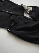 1940s European Peaked Lapel Three Piece Wool Suit
