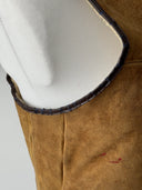 1960s French ‘Eclair’ Zip Sheepskin Shearling Gilet