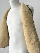 1960s French ‘Eclair’ Zip Sheepskin Shearling Gilet